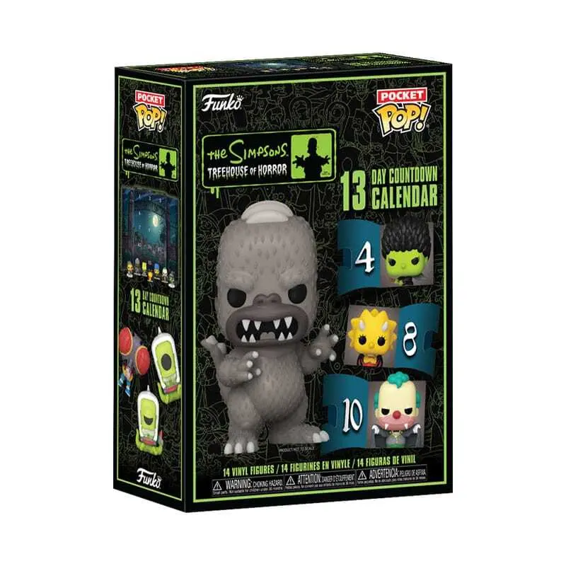 0889698783439 - Figurine Adventskalender Simpsons Pocket POP! Treehouse of Horror 13 Day Countdown