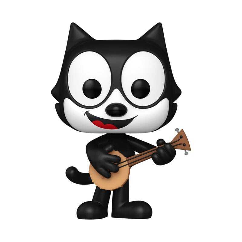 0889698800761 - - Pop! Felix 105th Anniversary Felix the Cat with Guitar 10cm - Figur