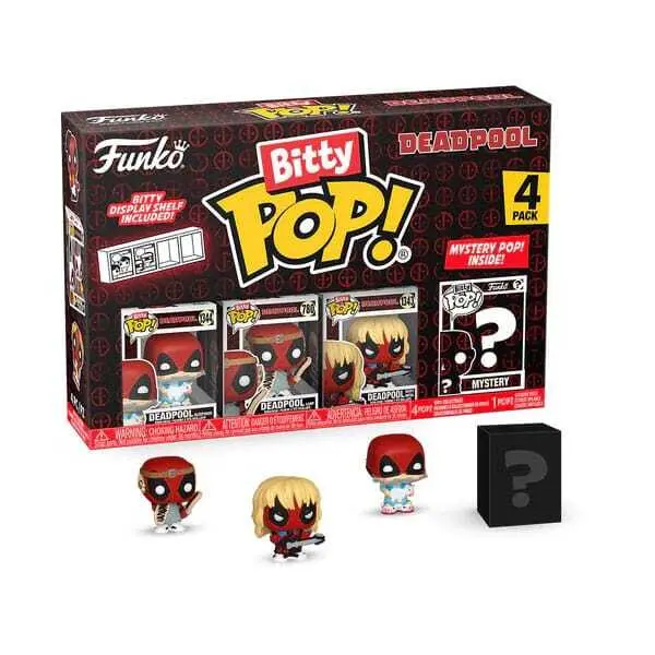 0889698849623 - Sammlerfigur Deadpool Bitty POP! Vinyl Sleepover (x4)