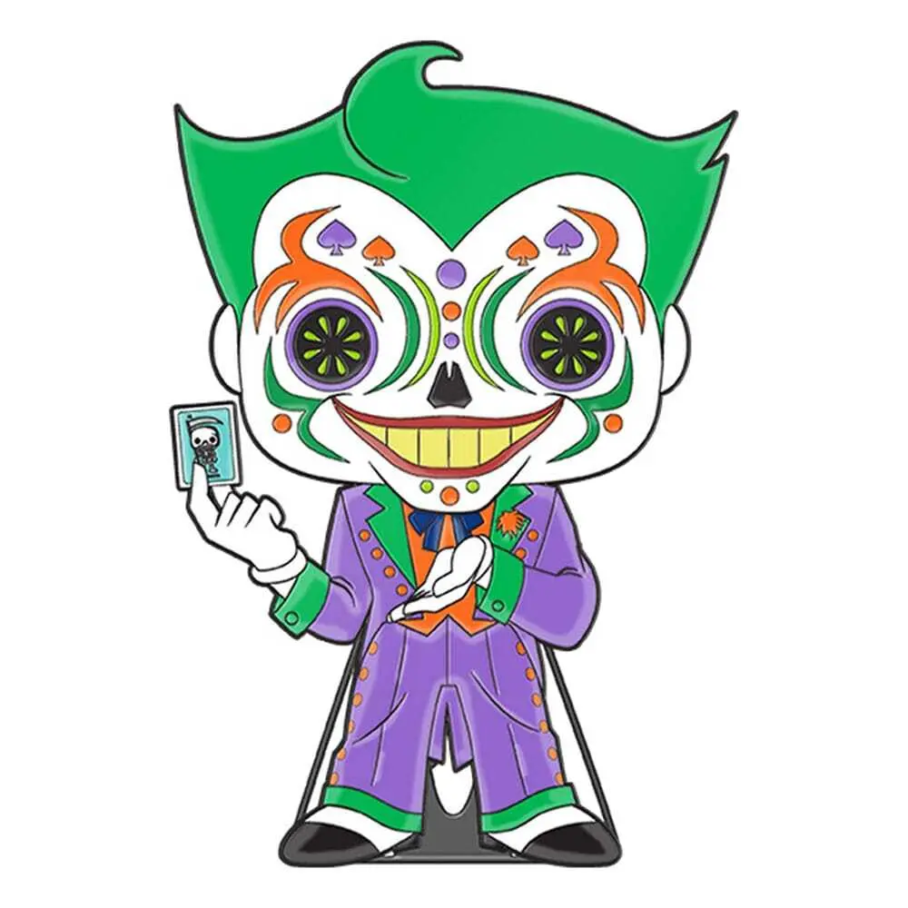 Emaillierte Pins Funko DC Comics DOTD Loungefly POP! Joker (Glow-in-the-Dark)
