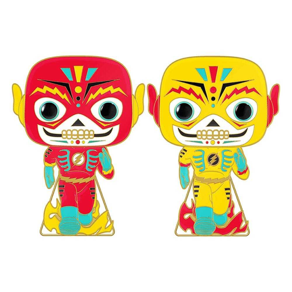 0671803463929 - Emaillierte Pins DC Comics DOTD Loungefly POP! Flash (Glow-in-the-Dark)