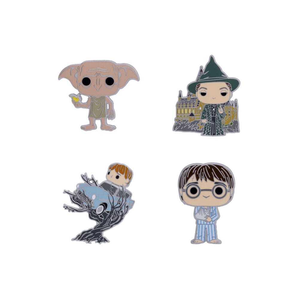 0671803437289 - Emaillierte Pins Harry Potter POP (x4)