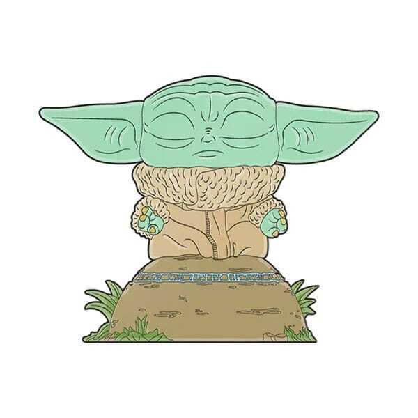 0671803473997 - Emaillierte Pins Star Wars Loungefly POP Grogu