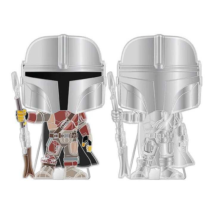 0671803474000 - Emaillierte Pins Star Wars Loungefly POP Mando