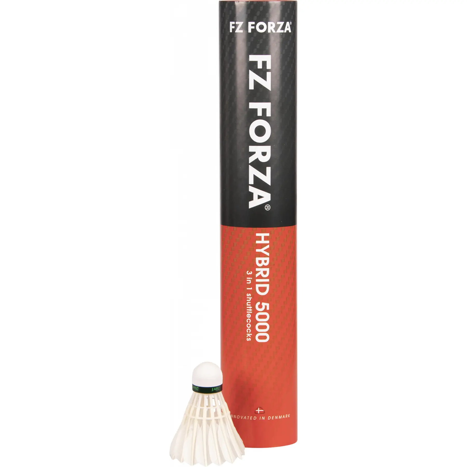 Tube mit 12 Badminton-Federbällen FZ Forza Hybrid 500