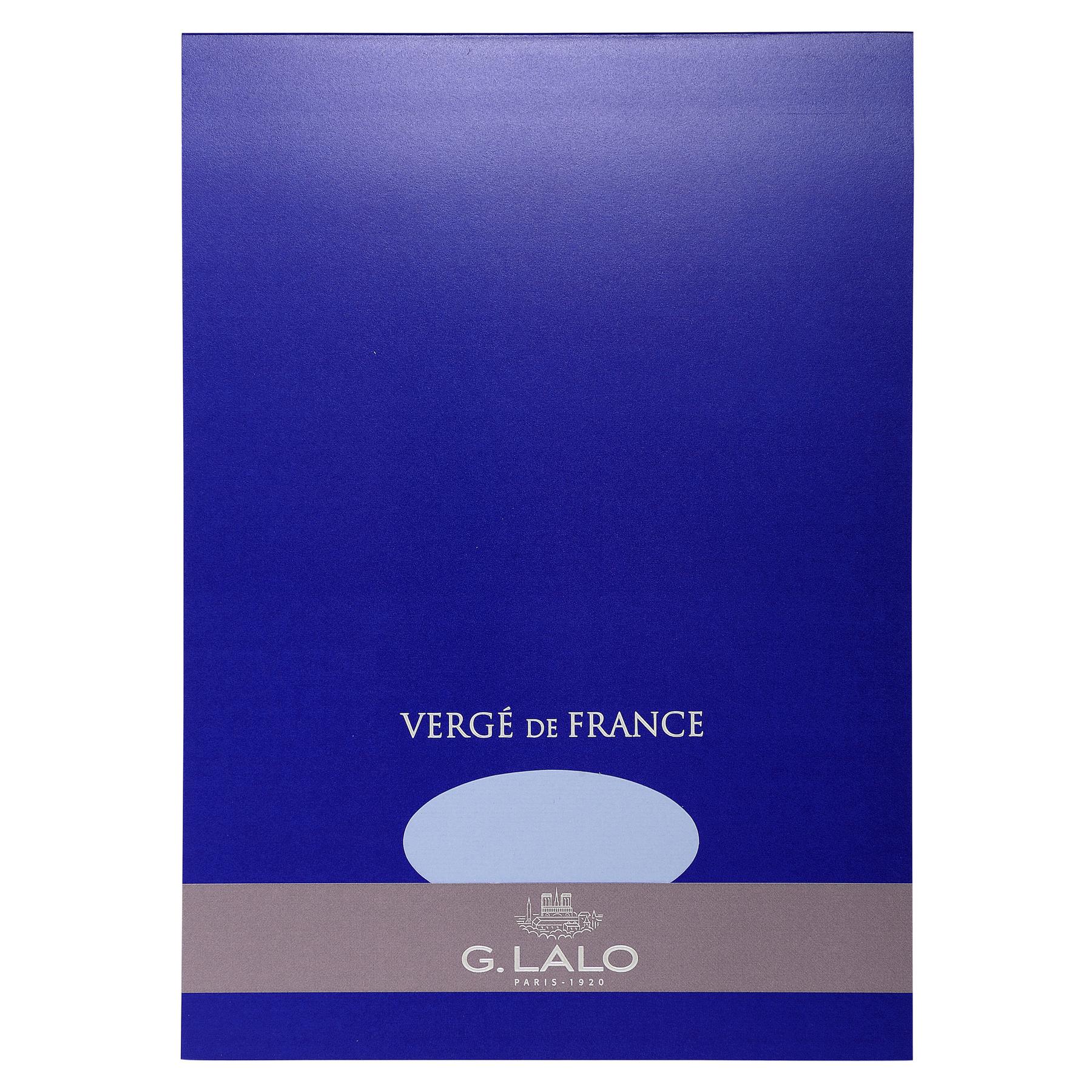 3140290127029 - 5 x Briefpapier Block Verg A4 100g qm blau 50 Blatt