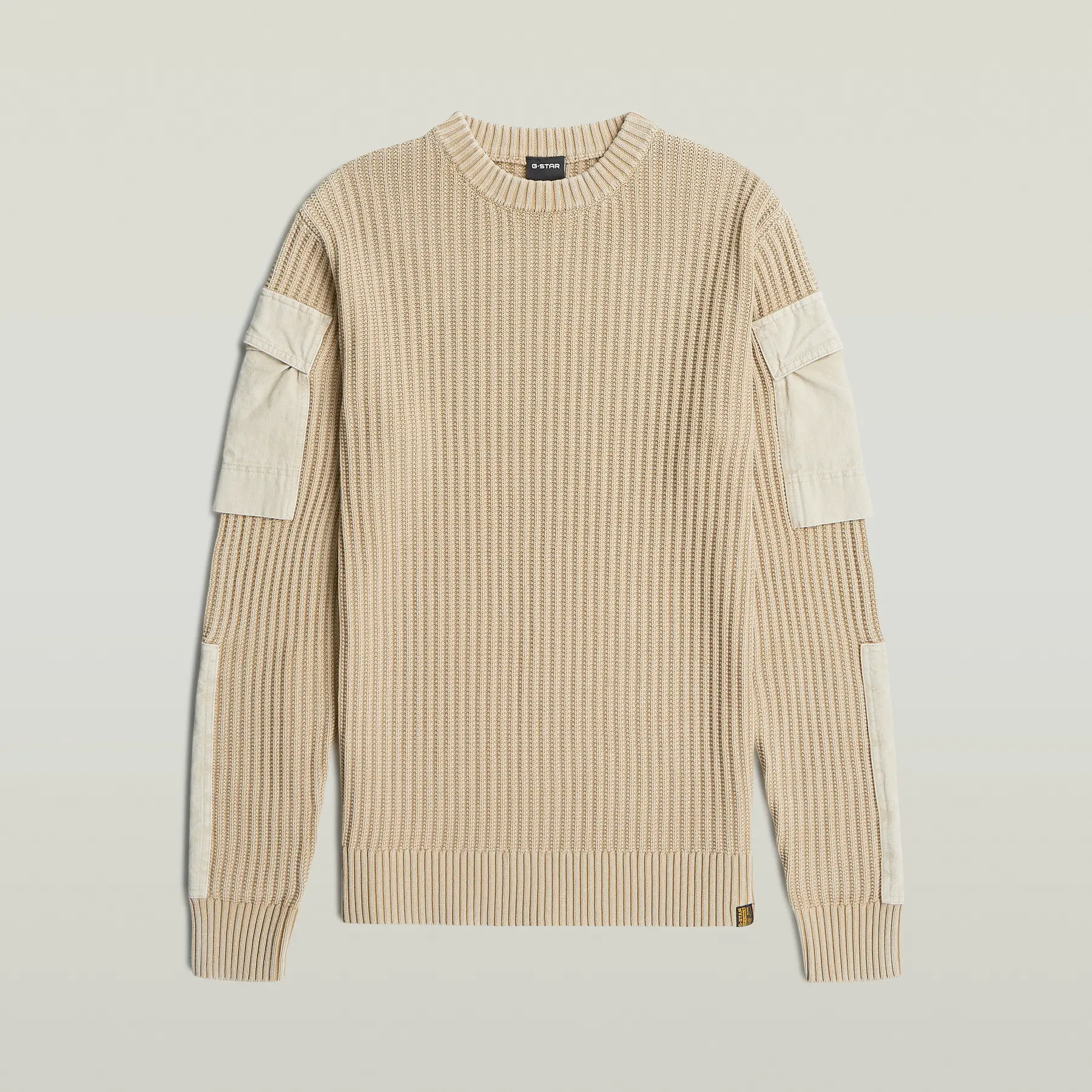 Pull in misto di tessuto