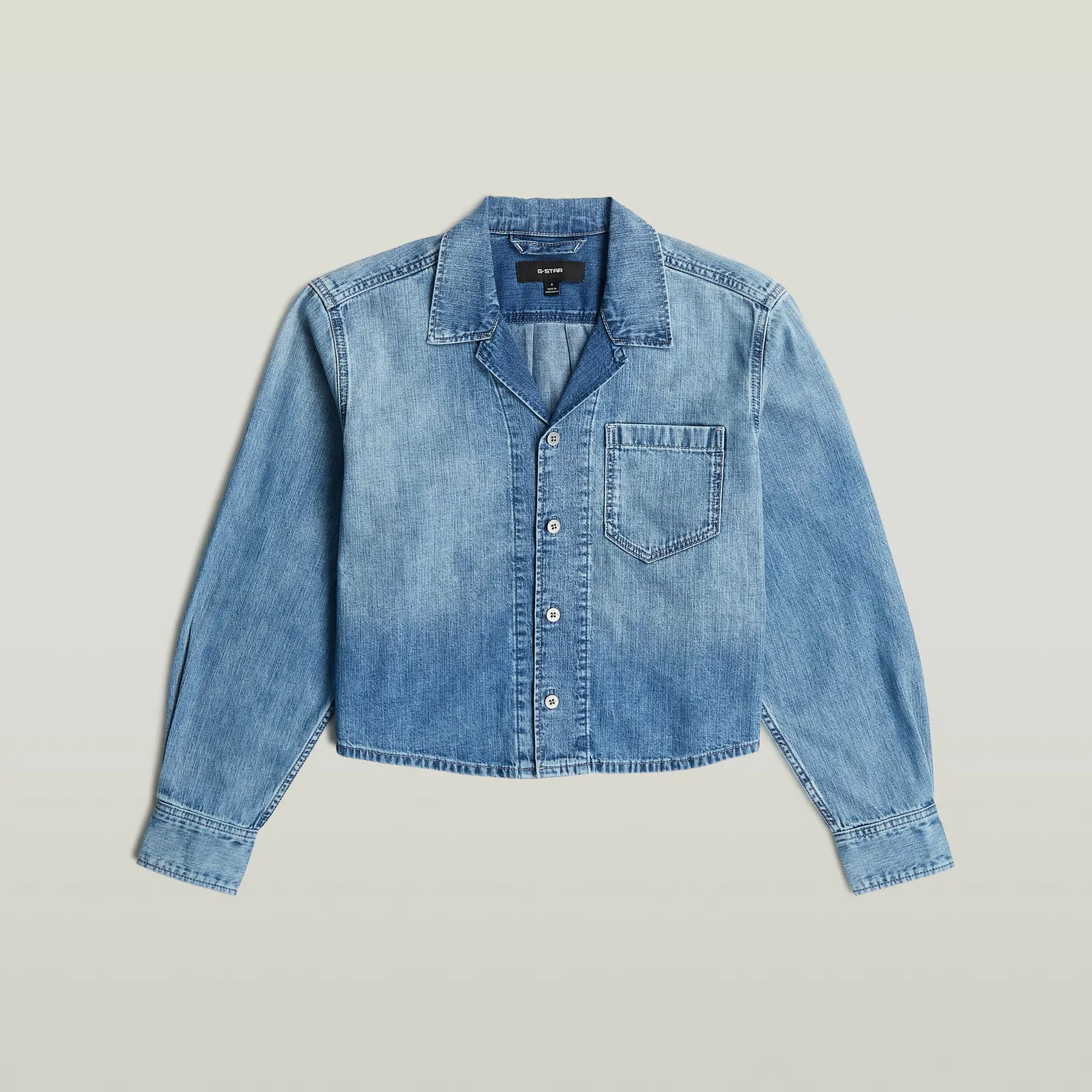 Camicia in jeans casual donna  Resort Boxy