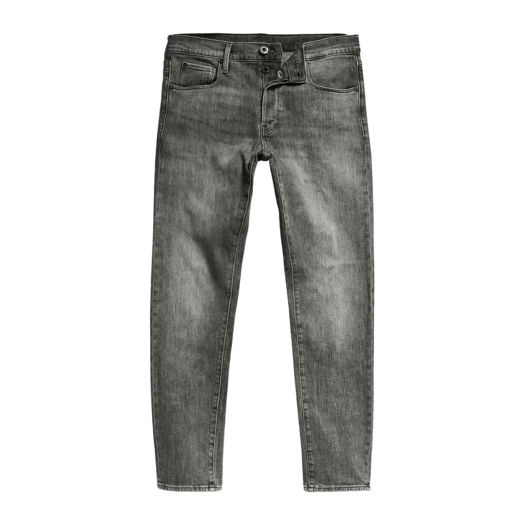 8719772498145 - 3301 Straight Tapered Jeans - Grau - Herren