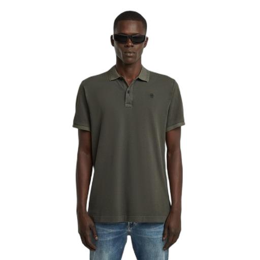 8721135172913 - Schlankes Polo-Shirt Dunda Overdyed