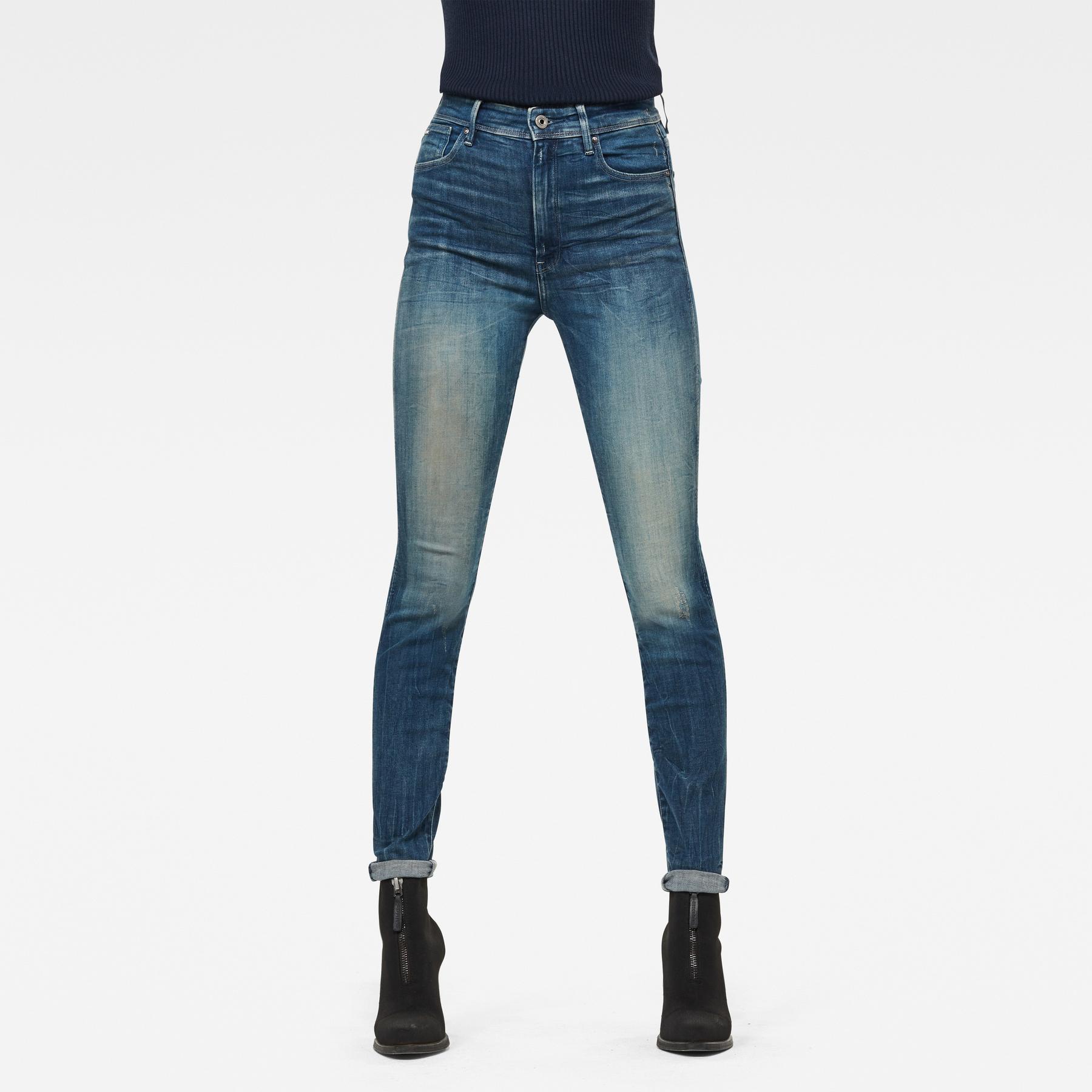 8719769778915 - Kafey Ultra High Skinny Jeans - Mittelblau - Damen