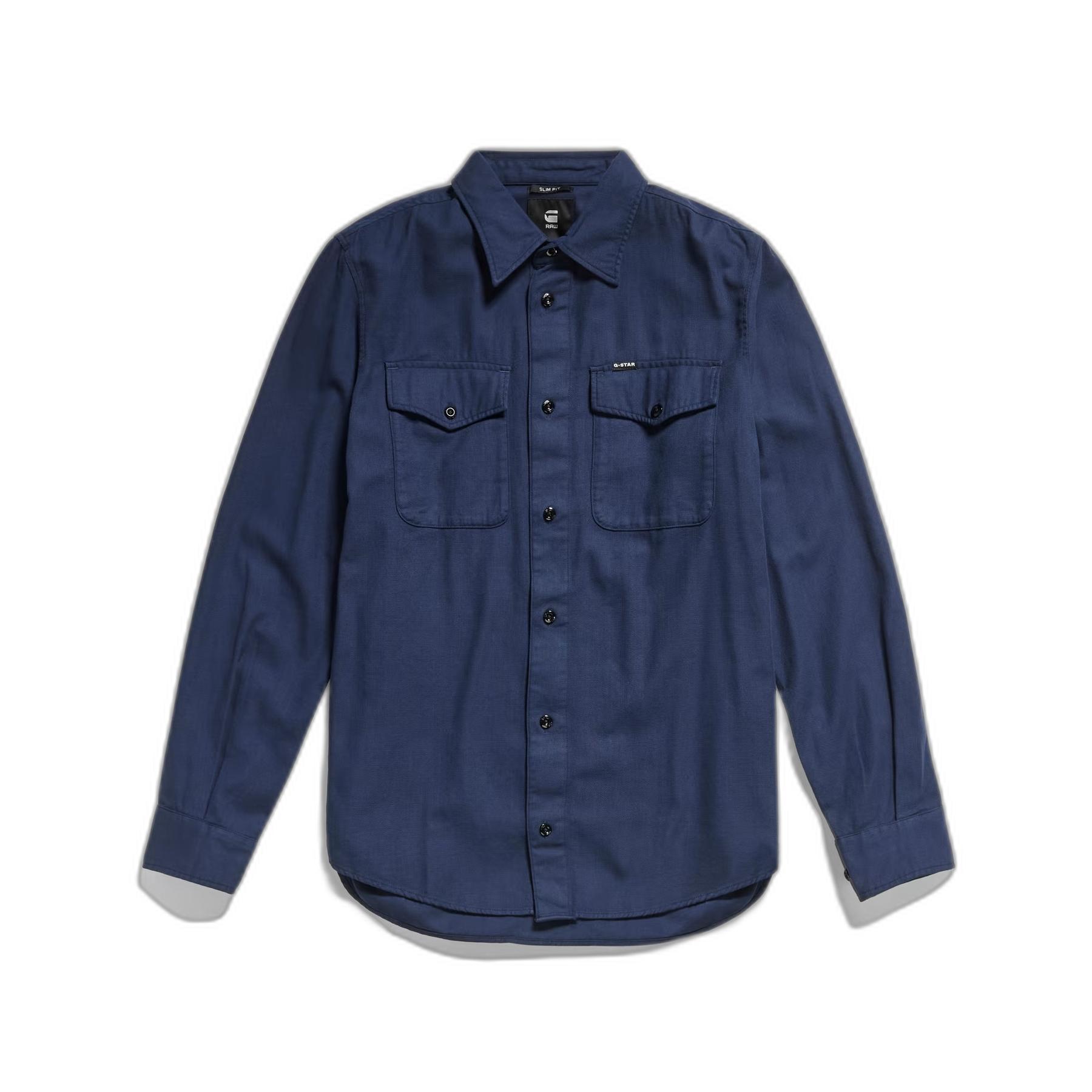 Camicia a maniche lunghe slim-fit  Marine