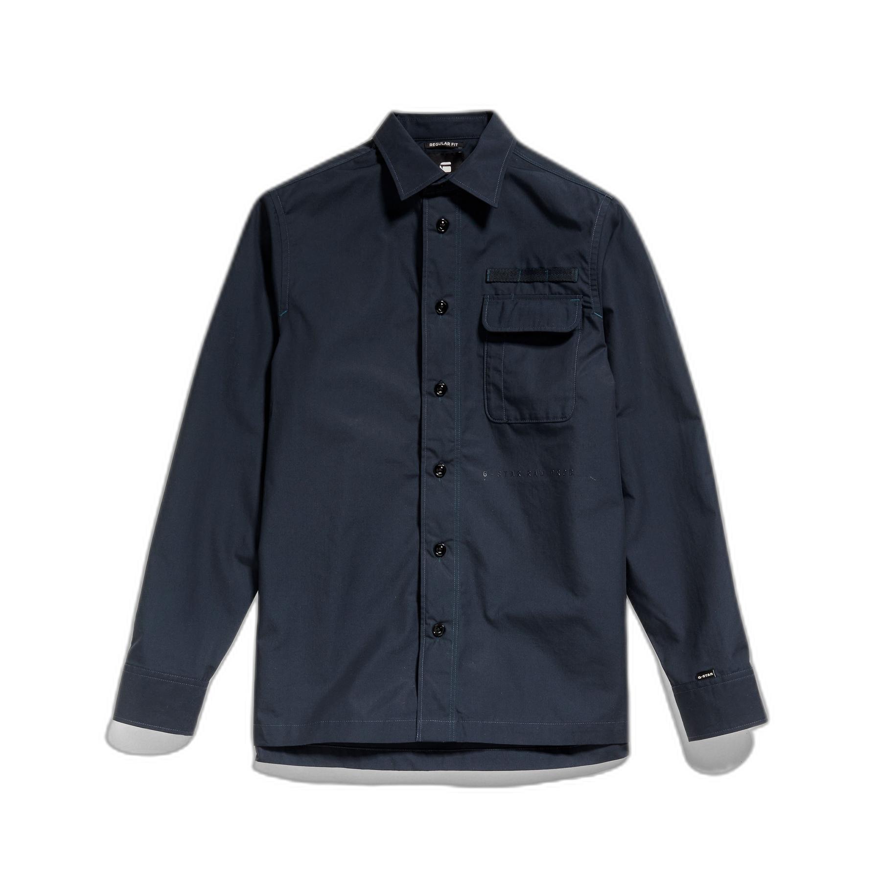 8720346643878 - Pen Pocket Regular Hemd - Dunkelblau - Herren