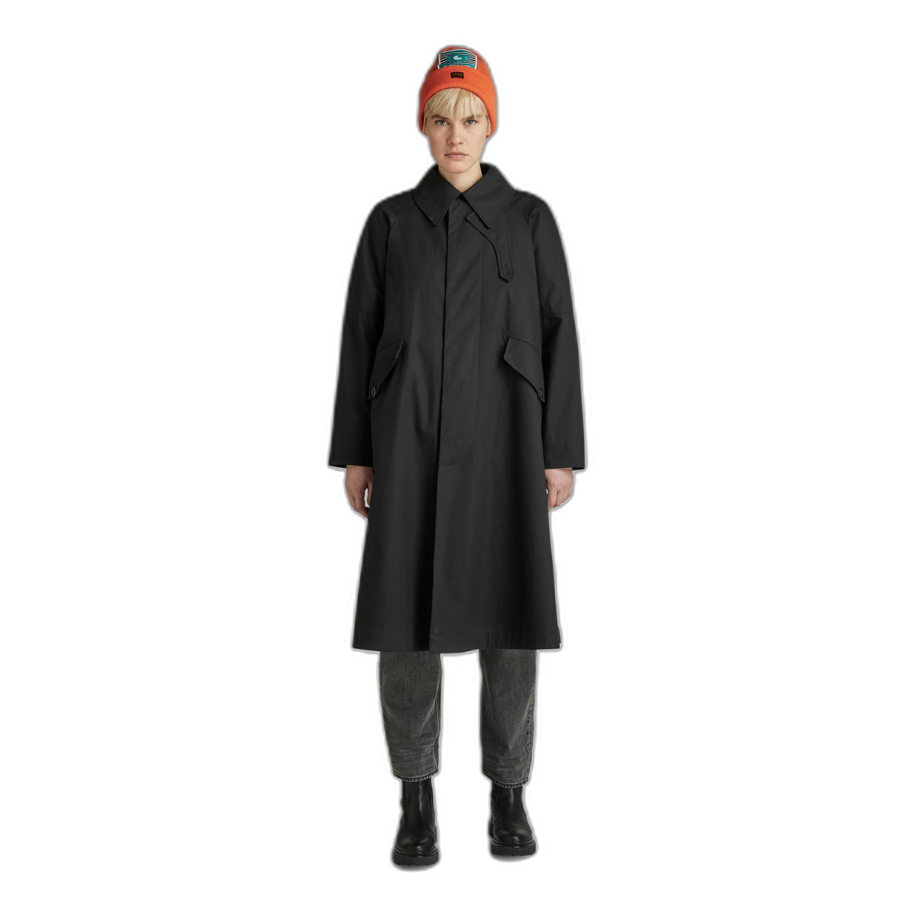 8719772829086 - Rider Trenchcoat - Schwarz - Damen