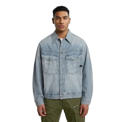 8721135334403 - Jeansjacke mit aufgesetzten Brustpattentaschen Modell Dakota