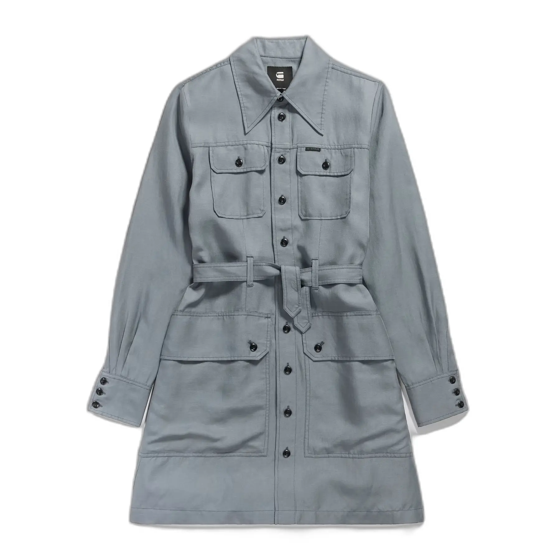 Hemdkleid langarm Frau G-Star Military