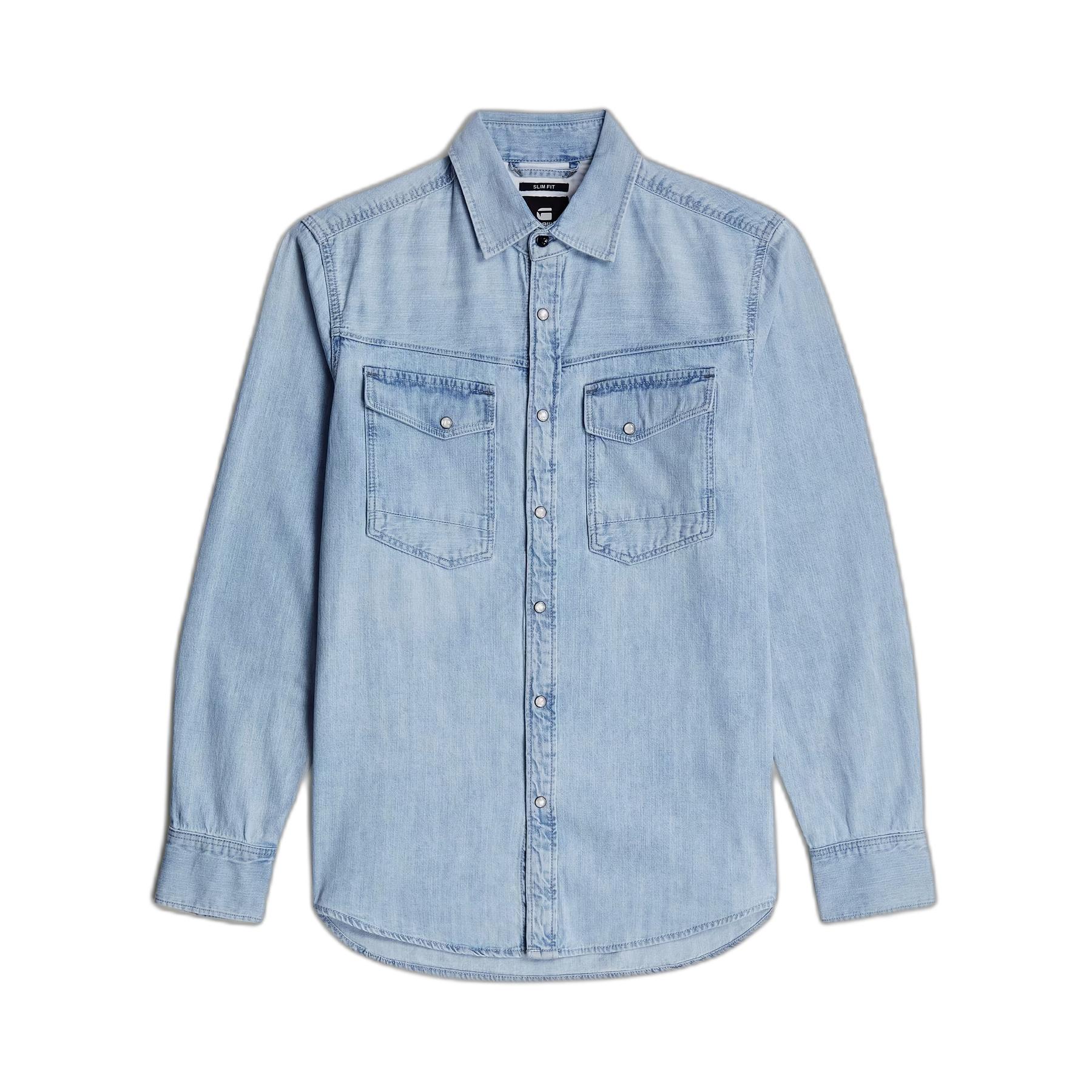 8720705425305 - Slim Fit Jeanshemd mit Brusttaschen 8720705425305 - Slim Fit Jeanshemd mit Brusttaschen