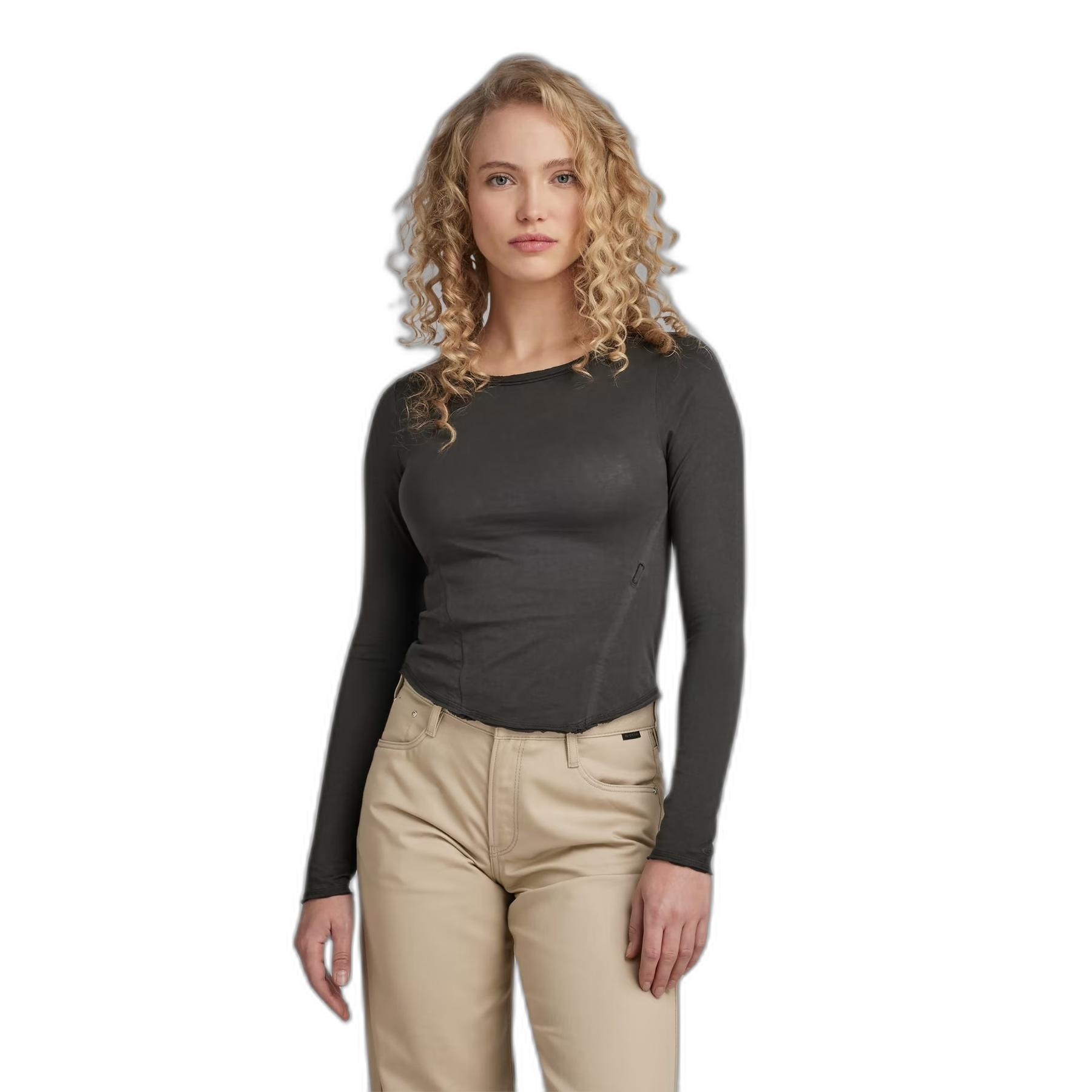 8720347918982 - Slim-Fit-Langarmshirt Damen Boat