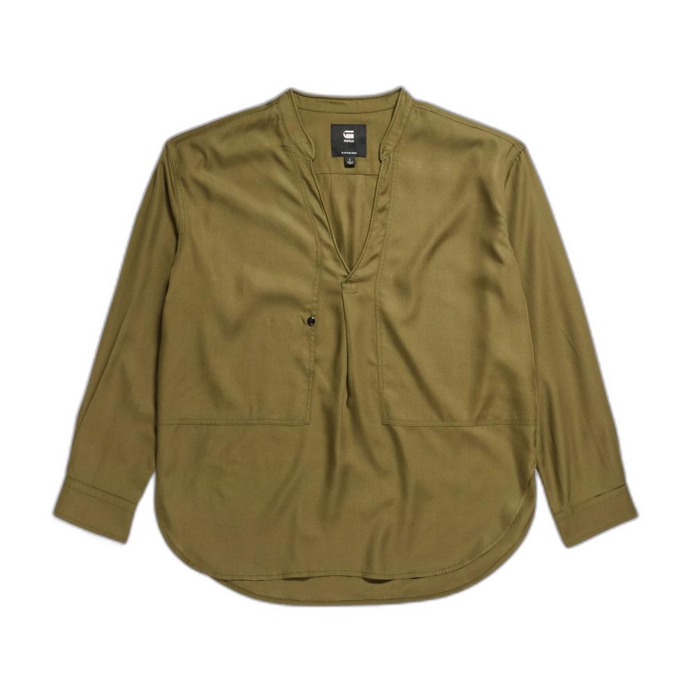 8720347919330 - Bluse mit V-Ausschnitt und langen Ärmeln Damen G-Star