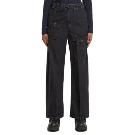 Jeans cargo larghi donna