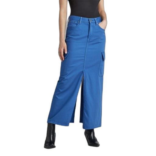 8720705495124 - Lange Jeansrock für Damen Viktoria