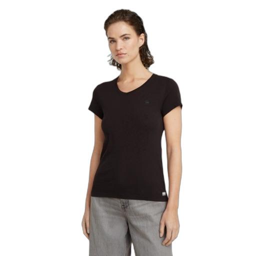 8720705473399 - Slim-Fit Damen V-Ausschnitt T-Shirt Eyben