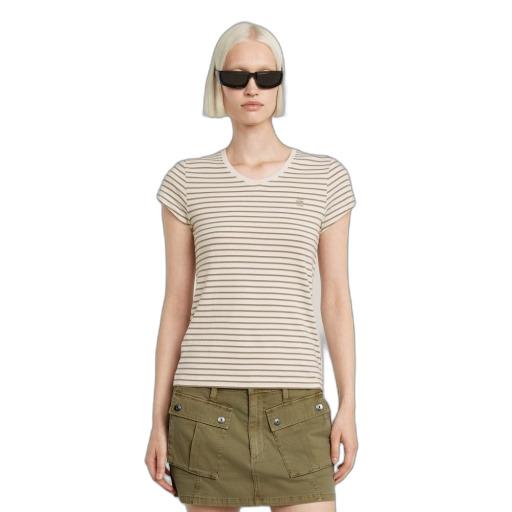 8721135006799 - Gestreifte Slim-Fit Damen-T-Shirt Eyben