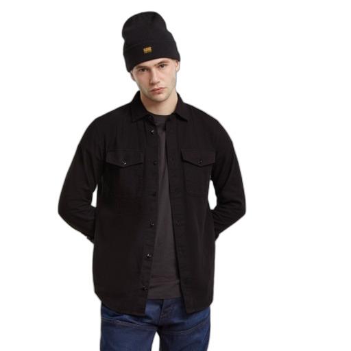 8720705510605 - G-STAR RAW Freizeithemd Slim-Fit Brusttaschen für Herren schwarz L