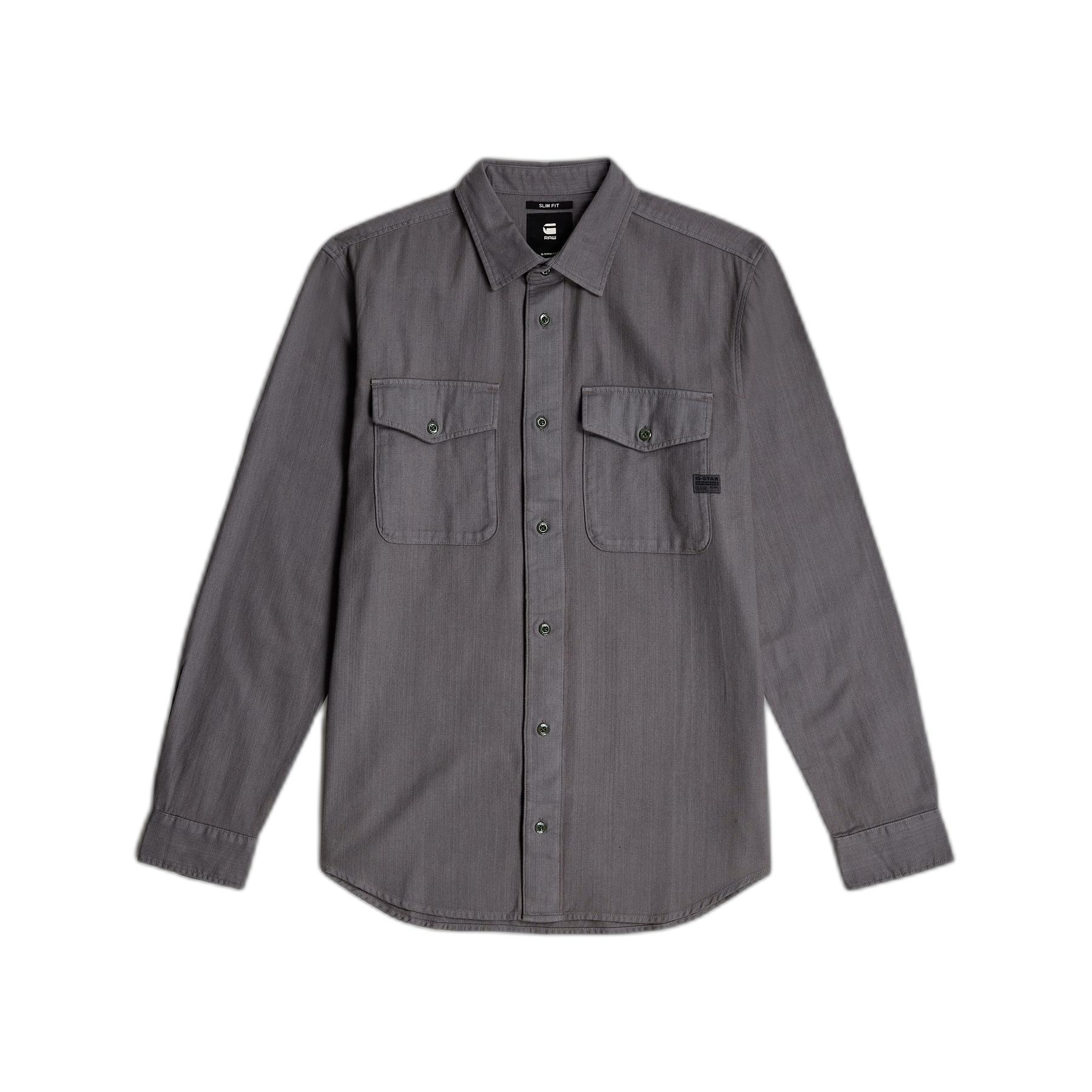 8721135030862 - Langarmshirt Marine Slim