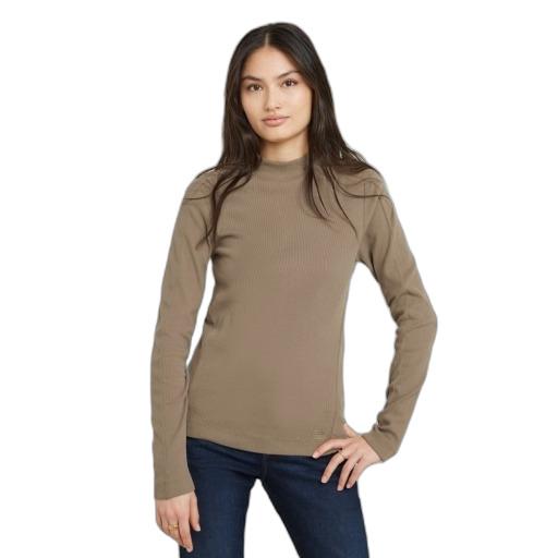 8720706165583 - Slim-Fit Damen Sweatshirt Mock