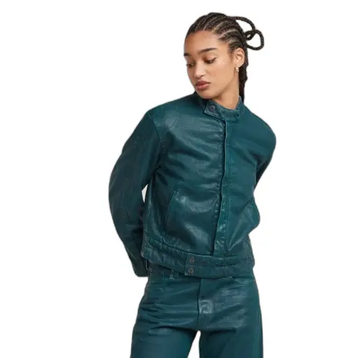 Damen Motorrad-Crop-Jacke G-Star