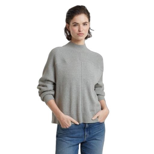 8720706231745 - Pullover Damen Boxy Mock Jumper