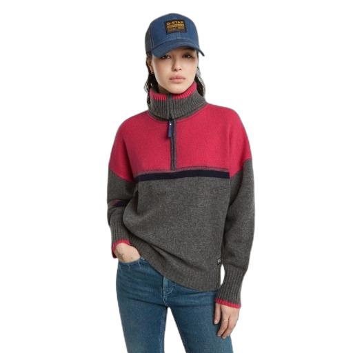 8720706232247 - Pullover Damen Multi Color Loose Skipper