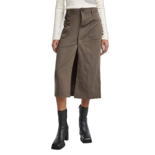 8720706231134 - Jeansrock Damen Midi Utility