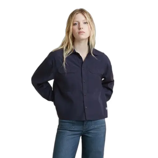 Blusa a maniche lunghe cropped donna  Pocket