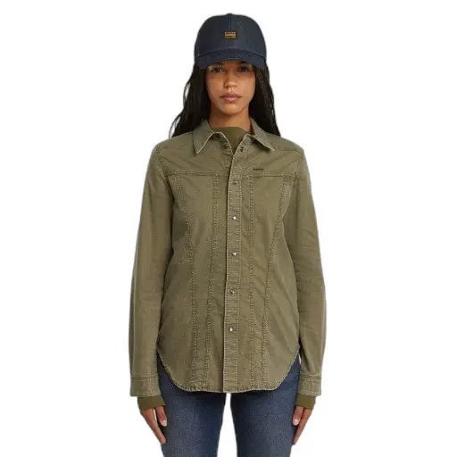 8720706233213 - Slim-Fit Langarmbluse für Damen G-Star