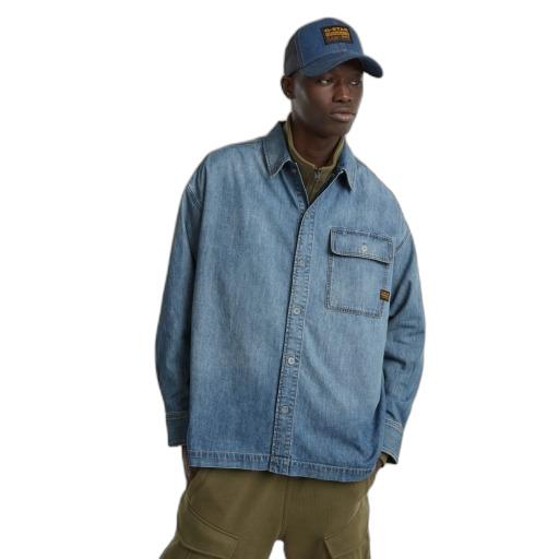 8720706311003 - Jeanskleid Damen Boxy Fit Flap