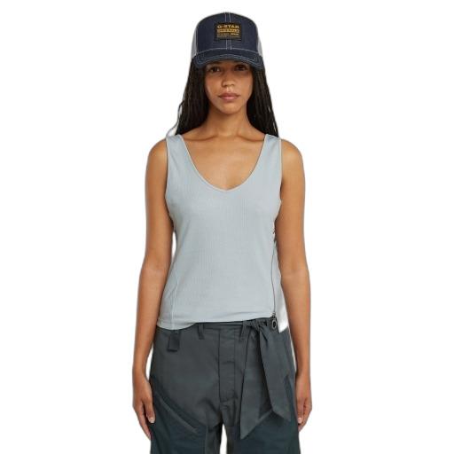 8721135414426 - Asymmetrisches Slim-Top mit Reißverschluss für Damen G-Star