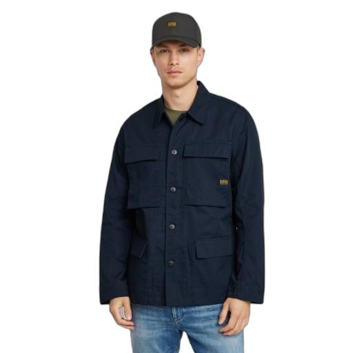 Camicia con 4 tasche e orlo dritto