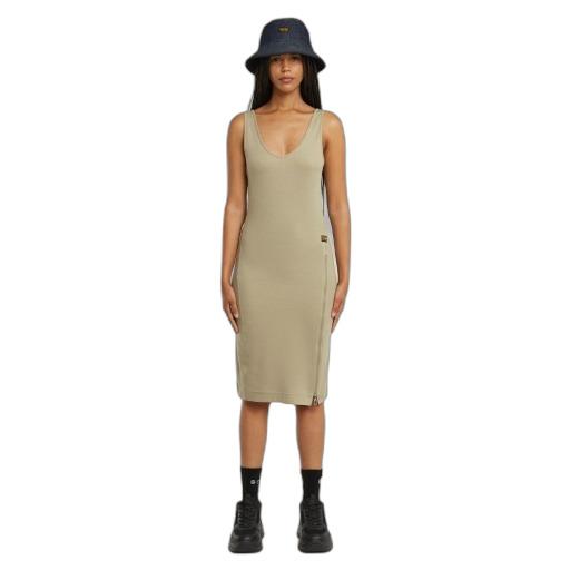 8721135418035 - Asymmetrisches enganliegendes Kleid für Frauen G-Star