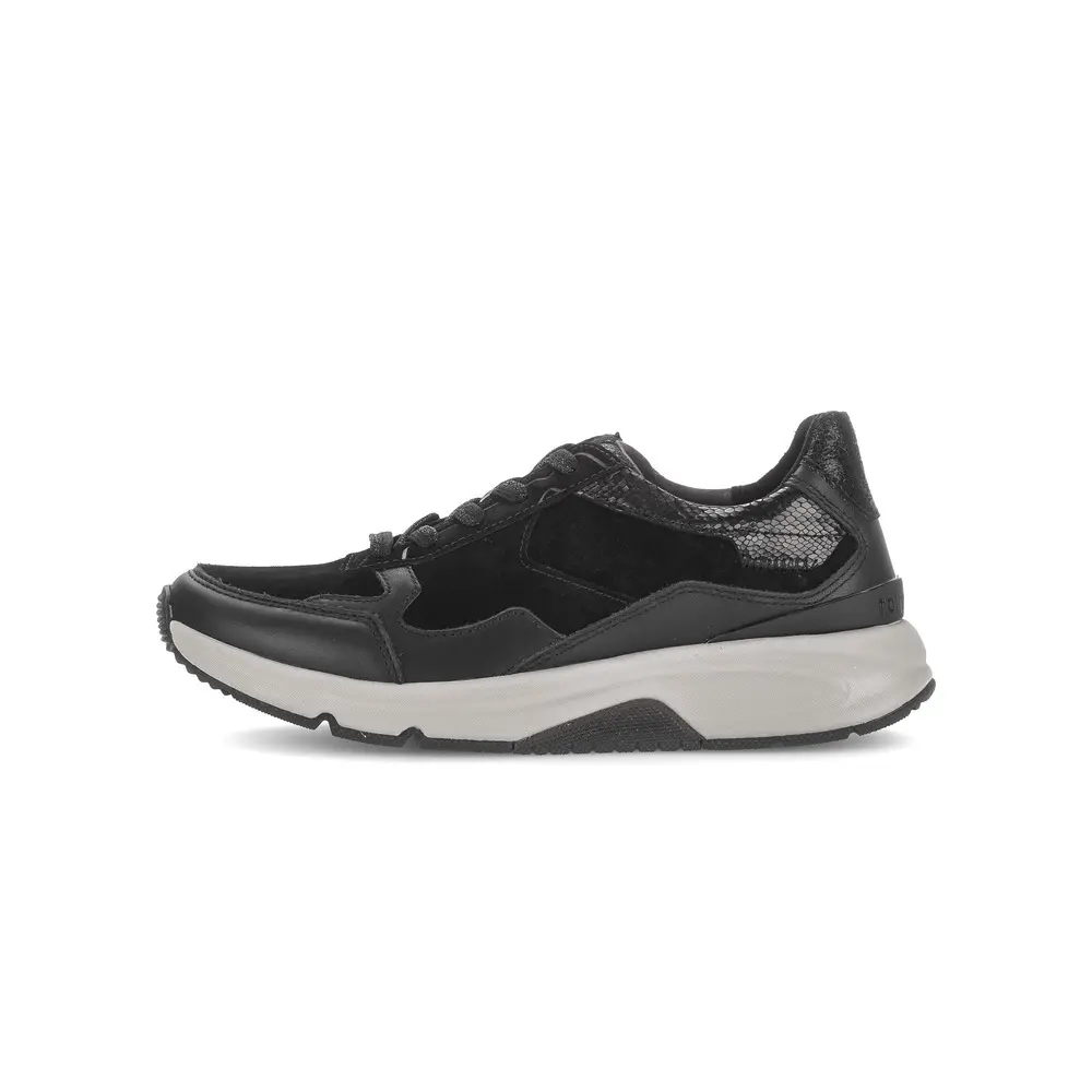 Damen Sneakers Gabor Rollingsoft Velour/Foulard K.