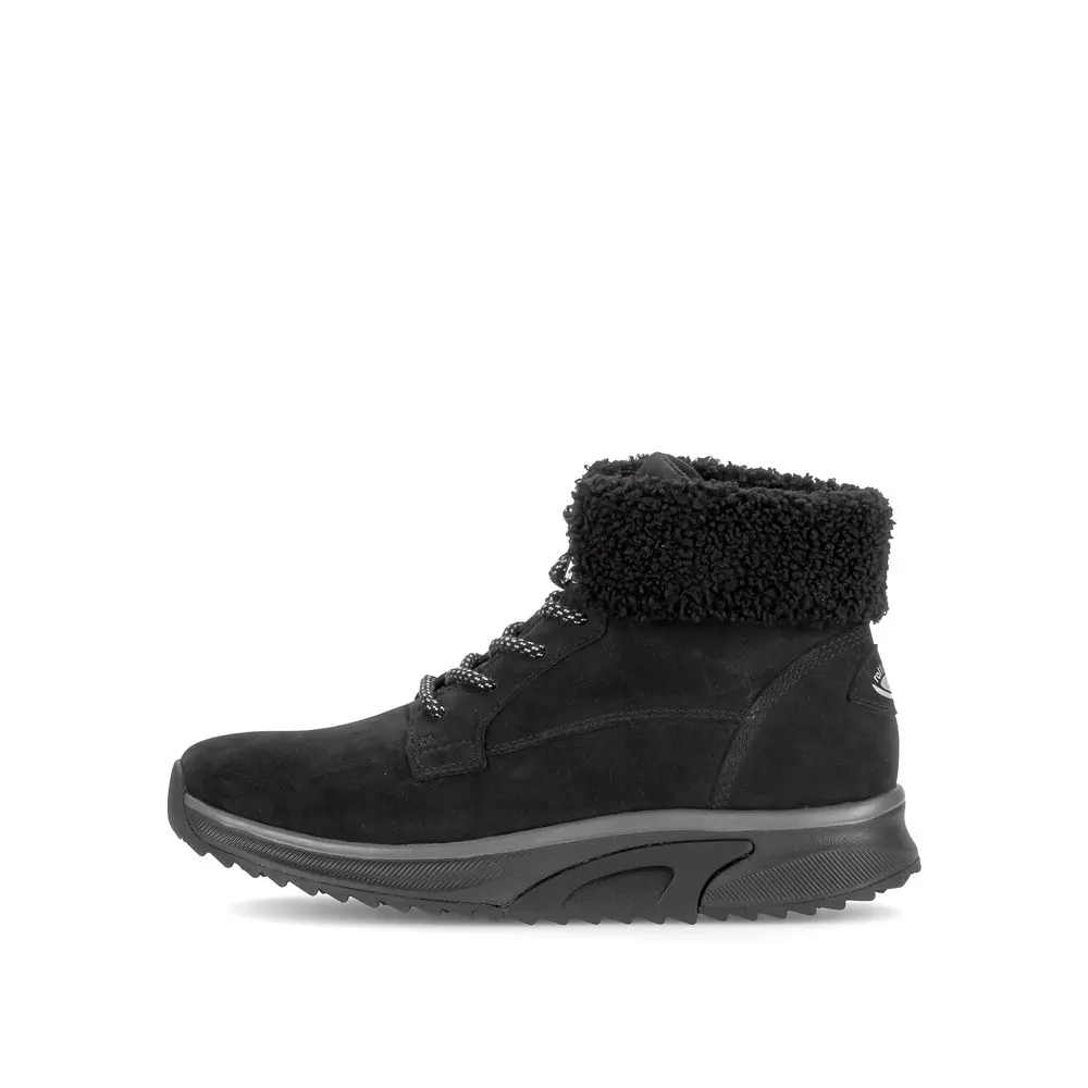 Gabor Rollingsoft Veterboots - Dames - Zwart - Maat:37