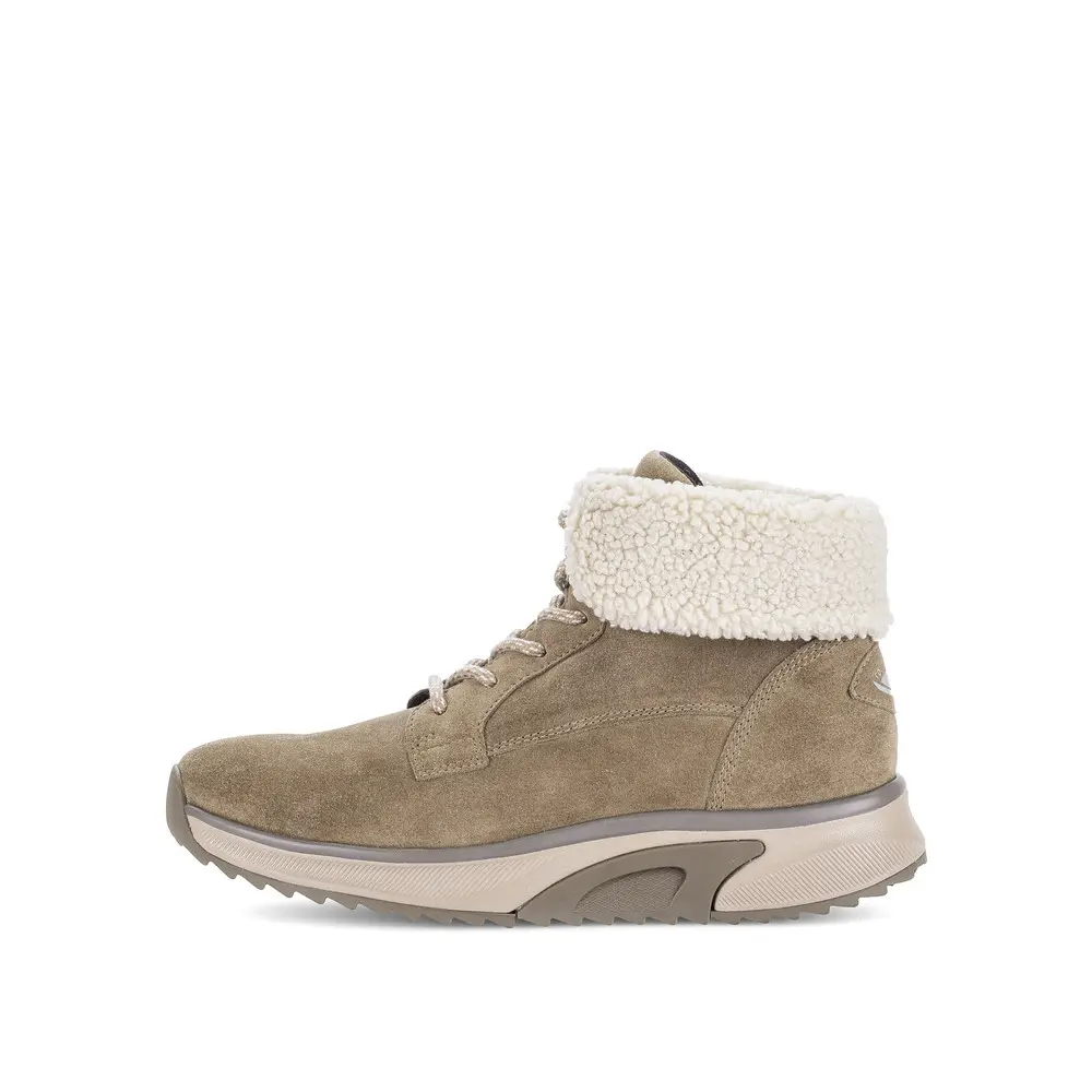 Gabor Rollingsoft Veterboots - Dames - Beige - Maat:37