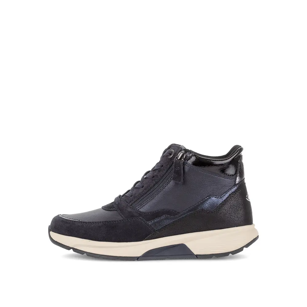 Women's Sneakers Gabor Rollingsoft Satin Met/Velour K.