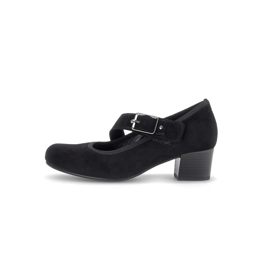 Asymmetrische Riemen Pumps Für Frauen Gabor Samtchevreau