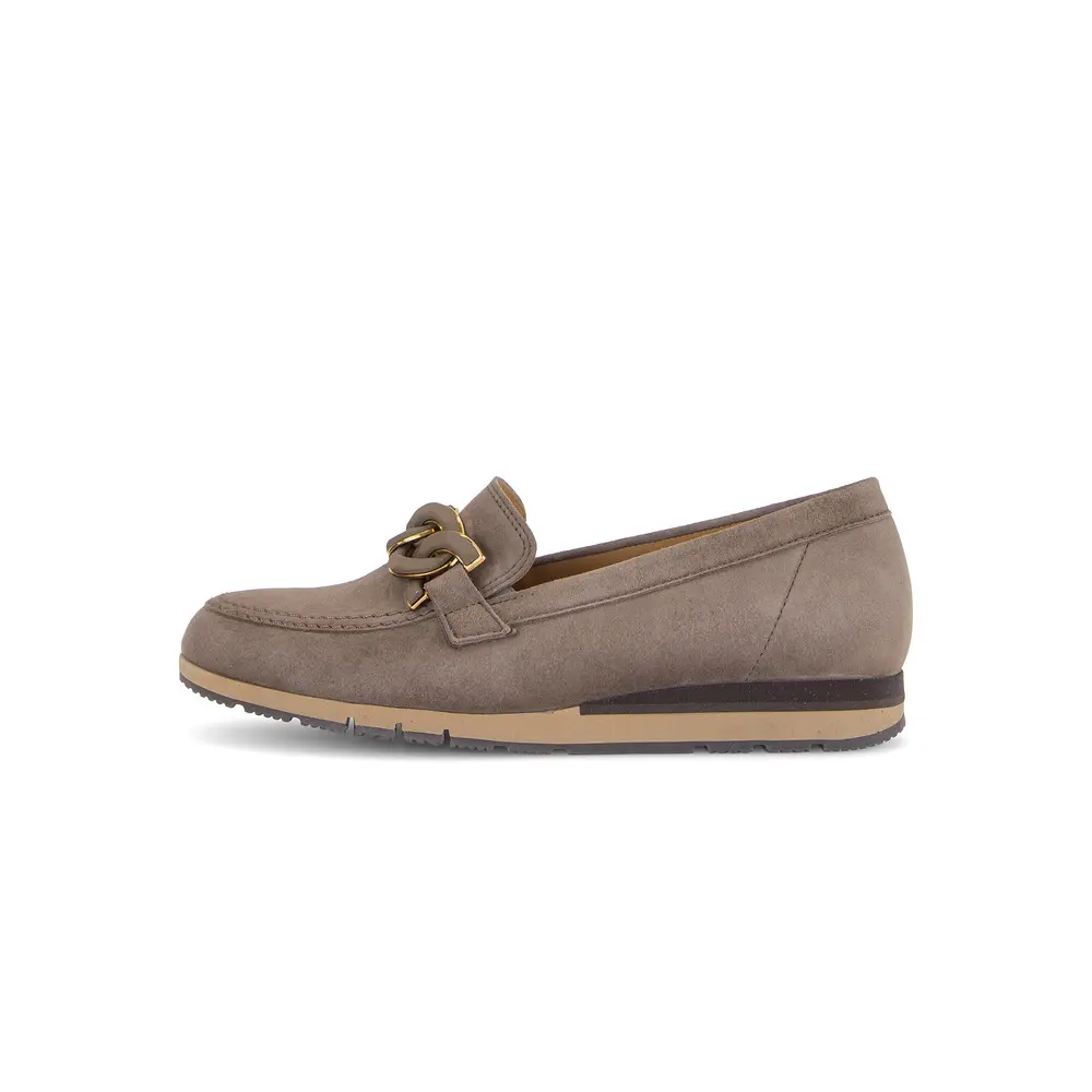 Block Heel Loafers For Women Gabor Samtchevreau