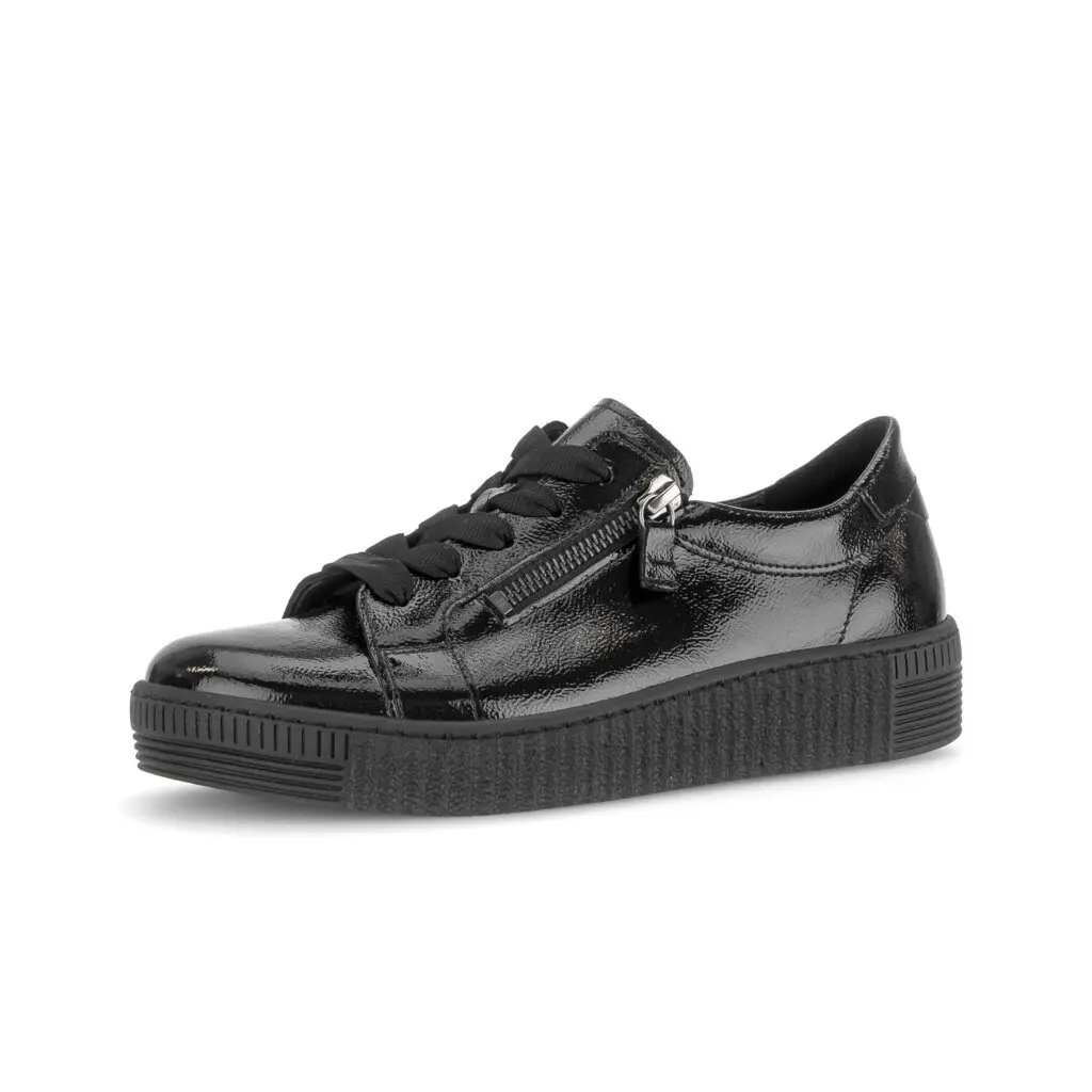 Damen Sneakers Gabor Knautschlack