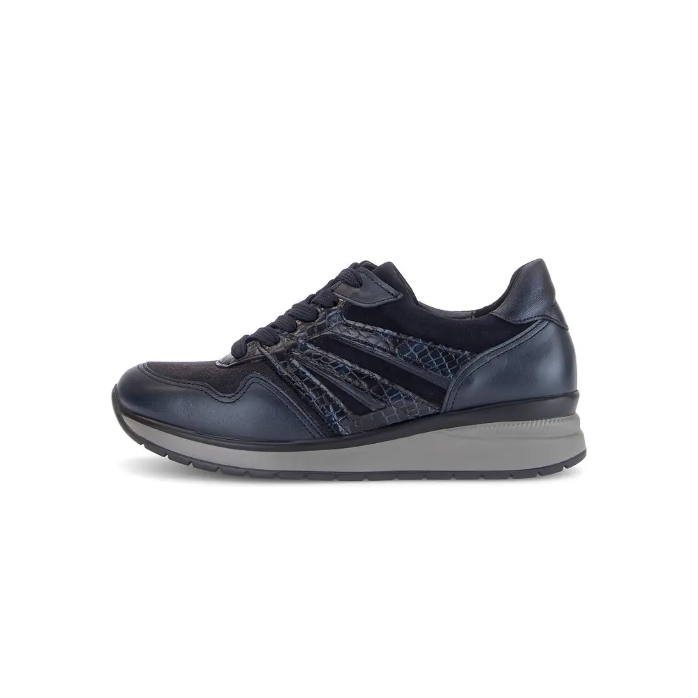 Damen Sneakers Gabor Drill El/Nev./Kroko
