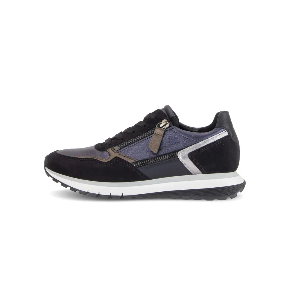 Damen Sneakers Gabor Metal/Samtch/Lack