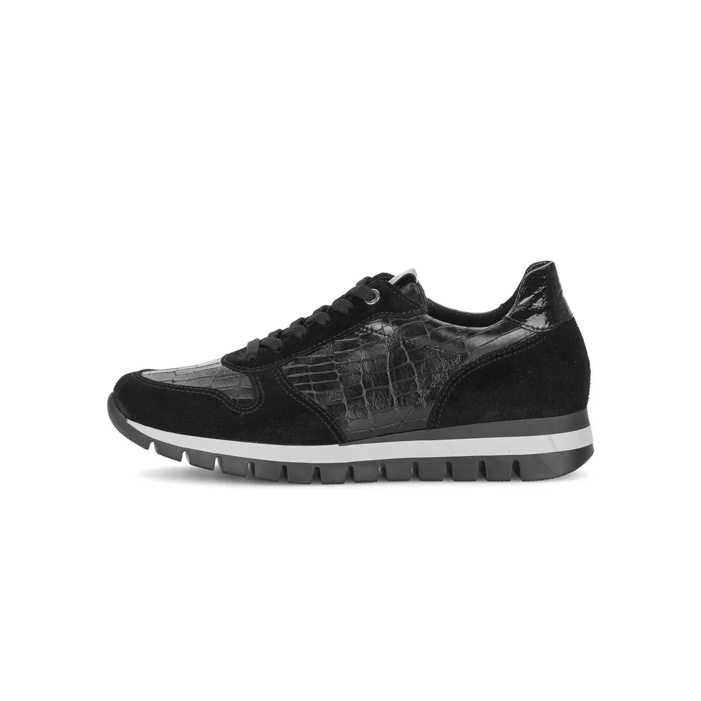 Women's Sneakers Gabor Kroko/Velour/Lack